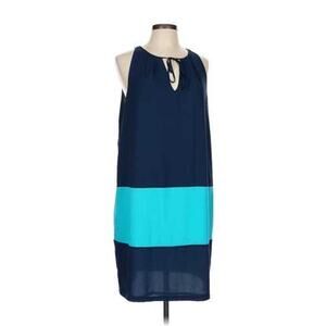 Joe Fresh navy and teal dress from Nordstrom XS